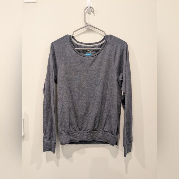 Icebreaker Merino Cool Lite Long Sleeve Crew Sphere Grey Gray Size XS Wool - Picture 1 of 4